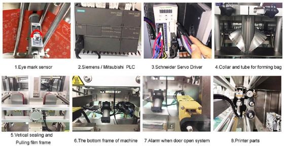 Chips Puffed Food Punch Hole Bag Packaging Machine Automatic 50g 100g